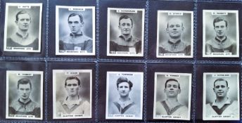 Cigarette cards, Football, Godfrey Phillips K size Pinnace Footballers, all with 'Address Photo'