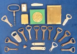 Advertising, Simonds Brewery, a collection of 24 advertising items to comprise horse harness brass