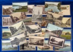 Postcards, Ireland, a collection of approx. 52 cards, with RPs of Guinness Brewery Dublin (3