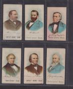 Trade cards, USA, J.S. Larkin & Co (Sweet Home Soap), Presidents, six cards, Zachary Taylor, Millard