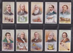 Cigarette cards, Murray Inventors Series (set 20 cards) (12 cards have red rubber stamp slogan