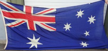 Flags, 6 vintage flags to comprise Australian (approx. 64 x 130