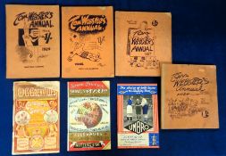 Football & other Sports, four Tom Webster Cartoon Annuals for 1924, 1927, 1928 & 1929 (all sl