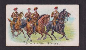 Trade card, Marshall's (Farola Semolina), Our Soldiers (Colonial Troops), type card, 'Rhodesian