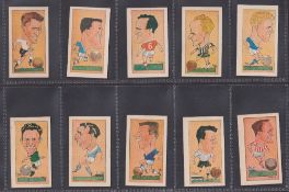 Trade cards, Clevedon Confectionery, Famous Footballers (set 50 cards) includes Alfredo Di