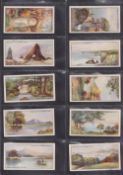 Cigarette cards, Wills Irish issues, 4 sets, Irish Beauty Spots, Irish Holiday Resorts, Irish