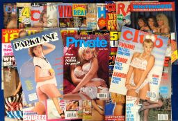Glamour magazines, a collection of approx. 50 adult glamour magazines, 1970's onwards, various
