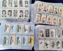 Cigarette & trade cards, large collection in plastic sleeves, mostly part sets and odds, over 450