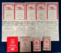 Football programmes & handbooks, Arsenal FC, ten 1940's programmes, 1946/47 (5) v Bolton,