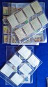 Cigarette cards, China, 349 cards in 9 part sets, all with Chinese writing only on the backs, M