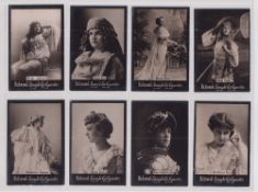 Cigarette cards, USA, ATC, Actresses (Richmond Straight Cut), eight photographic cards, medium size,