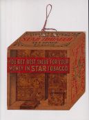 Tobacco advertising, USA, Liggett & Myers, large shop display advert illustrated with a box of