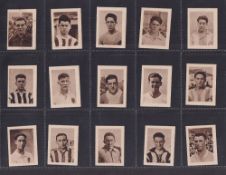 Trade cards, Spain, Mi Papel (Cigarette papers), Football Serie II, a collection of 64 'K' size