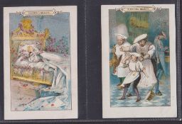 Trade cards, J Sainsbury (Shops), 4 P Sized sets of 6 cards, Sleeping Beauty, Little Red Riding