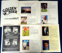 Sporting autographs, four Variety Club of Great Britain Sporting Awards Luncheon Brochures for 1995,