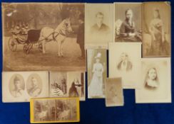 Photographs, Royalty, Cabinet, CDV and others, inc. Princess Beatrice (3), Prince Arthur (2),