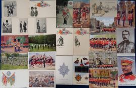 Postcards, Military, a mixed military selection of approx. 72 cards, mostly coloured (printed).