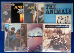Vinyl, The Animals, 8 albums to comprise House of the Rising Sun (has 2 LPs in and EMI Faulty Record