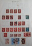 Stamps, GB and British Possessions in Europe album to include 1d reds, postage dues and