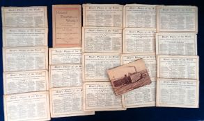 Trade cards, USA, Hood & Co, Photos of the World, 1st & 2nd Series, set of 200 large photographic