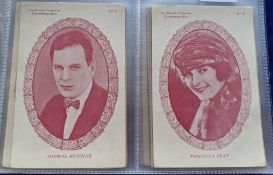 Trade cards, Spain, Anon Cinema Stars, 34 different cards showing Actors & Actresses P Size