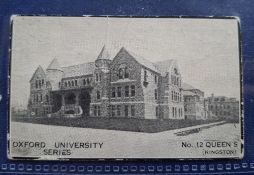 Cigarette card, Canada, Benson & Hedges (Montreal), Oxford University Series M size type card no