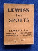 Trade issue, Lewis's Ltd, Golf, Bobby Jones Flicker Book no 11b, Brassie & Iron (name in ink to