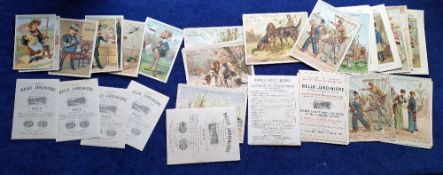 Trade cards, France, Belle Jardiniere, a collection of approx. 40 'XL' size advertising cards,