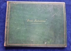 Cigarette cards, Wills Irish Industries, set of 50 cards in special Wills Published album, green