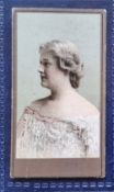 Cigarette card, Robert & Sons Beauties CHOAB Black Back type card, (Handbook ref H21 picture 23 ) (