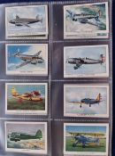 Cigarette cards, USA, Brown & Williamson, Modern American Airplanes series B (set 50 cards) (gd/vg)