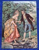 Trade card, David Fox, Darlington, large advertisement card 19 x 26cm approx , ref FOX-010 (1),