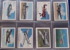 Cigarette cards, USA, Brown & Williamson, Modern American Airplanes (no series letter) (set 50