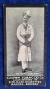 Cigarette card, India, Crown Tobacco Co, Bombay, Rulers & Personalities of India, type card, H.H.