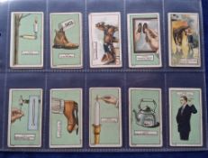 Trade cards, Quaker Bread untitled but similar to Gallaher 'How to Do it' series, 14 cards (fair)