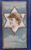 Cigarette card, A Baker Star Girl (handbook ref H30, picture 2) (horizontal crease, stain on back,