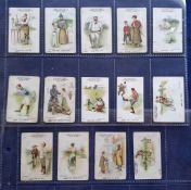 Cigarette cards, Clarke's Sporting Terms, 14 cards, Cricket (4), Football (4), Golf (1), Cycling (5)