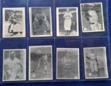 Trade cards, Baseball, Caramelo Deportivo (Spanish Laguage), 8 cards (gen fair)