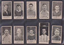 Trade cards, Anon (Clarnico / Poppleton), Footballers, 43 different cards plus 3 duplicates (some