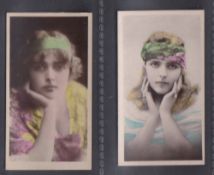 Cigarette cards, Kuit, Types of Beauty, two type cards, ref. H246, pictures nos 3 & 8 (gd) (2)