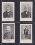 Cigarette cards, ATC, Actors, Celebrities, Cricketers, 'L' size (black & white, 'Dollars' back), 8