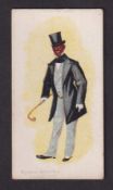 Cigarette card, Richmond Cavendish Co, Music Hall Artistes, type card, Eugene Stratton (gd) (1)