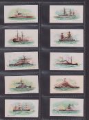 Cigarette cards, Wills, Ships (No 'WILLS' on front) (set, 25 cards) (gd/vg)