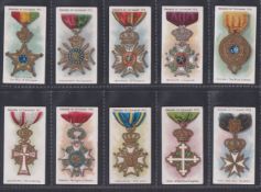 Cigarette cards, Taddy, 115 cards in 5 part sets Orders of Chivalry 1st 19/25, Orders of Chivalry