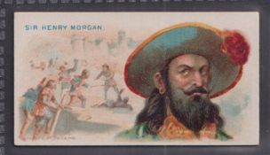 Cigarette card, USA, Allen & Ginter Pirates of the Spanish Main type card Sir Henry Morgan (gd/vg)