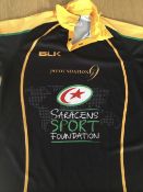 Rugby shirt, Andre Snyman 1995 Match worn jersey from the Joost van der Westhuizen World Legends