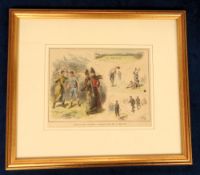 Football engraving, 'Football - West Bromwich v Preston North End at the Oval', original, Victorian,