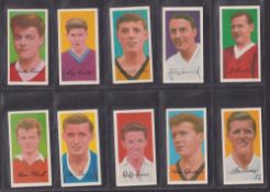 Trade cards, Barratt, Famous Footballers A11 (set 50 cards) including Denis Law, Bobby Moore,