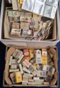 Cigarette & trade cards, large collection cards loose, in plastic sleeves and old cigarette packets,