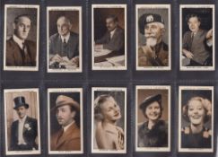Cigarette cards, Mitchell A Gallery of 1935 (set 50 cards) includes Walt Disney, Joe Louis etc (vg)
